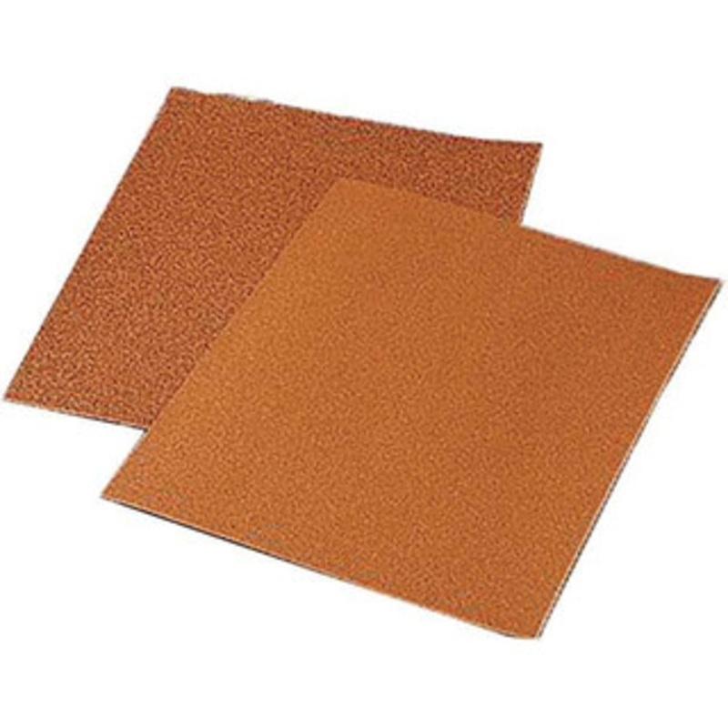 3M 220 Grit, Garnet Sanding Sheet 11 Long x 9 Wide, Very Fine Grade, A Weighted Paper Backing 7000118265 – 00455543