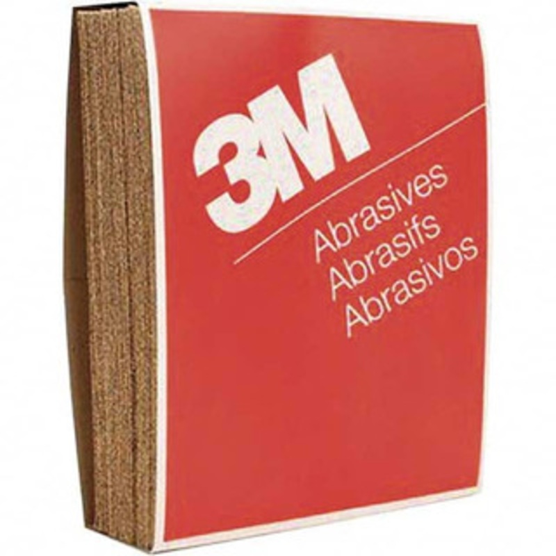 3M 36 Grit, Aluminum Oxide Sanding Sheet 11 Long x 9 Wide, Very Coarse Grade, D Weighted Paper Backing 7000118247 – 00455550