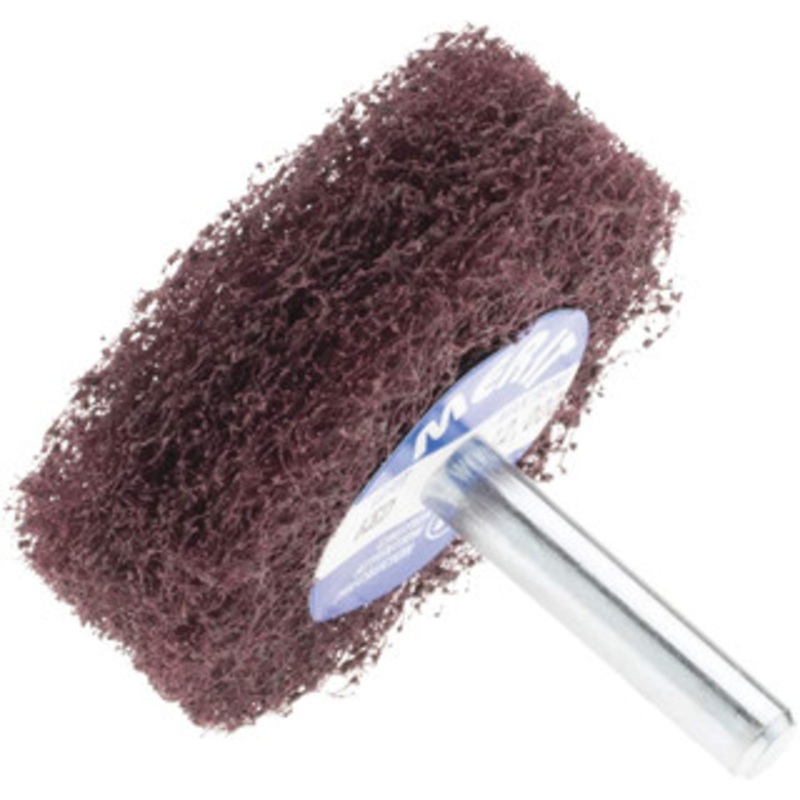 Merit Abrasives 2 Diam, Medium Mounted Scrubber Buffing Wheel 2 Ply, Medium Grade, 1/4 Shank Diam, 12,000 RPM 08834131551 – 72371693