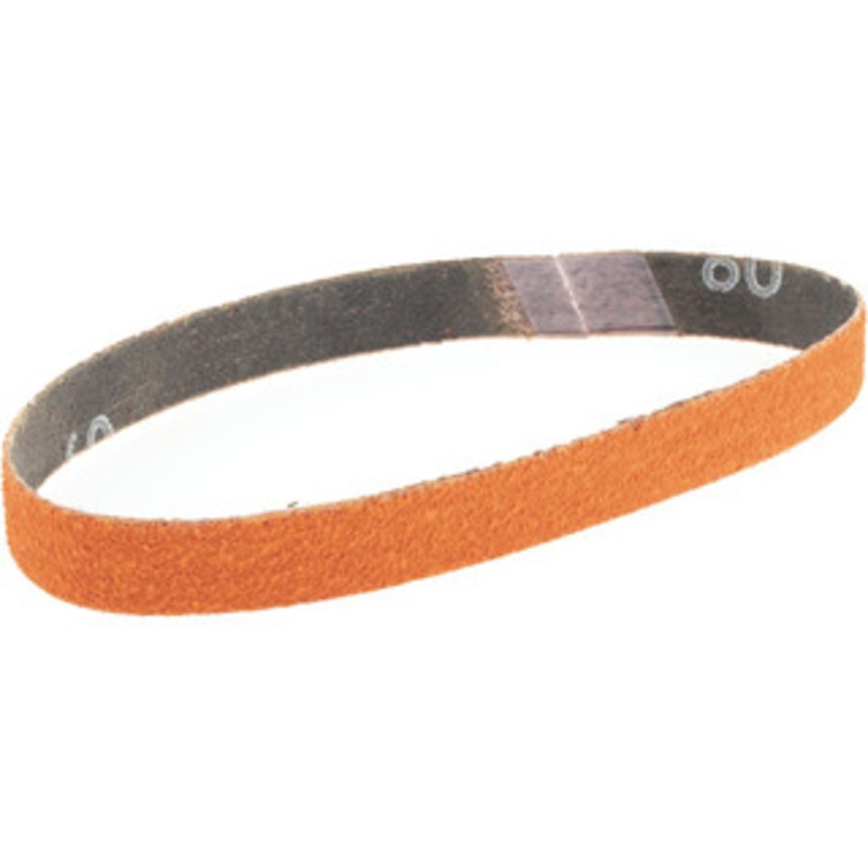 Norton 1/2 Wide x 12 OAL, 60 Grit, Ceramic Abrasive Belt Ceramic, Medium, Coated, Y Weighted Cloth Backing, Series R980 69957398019 – 83833996