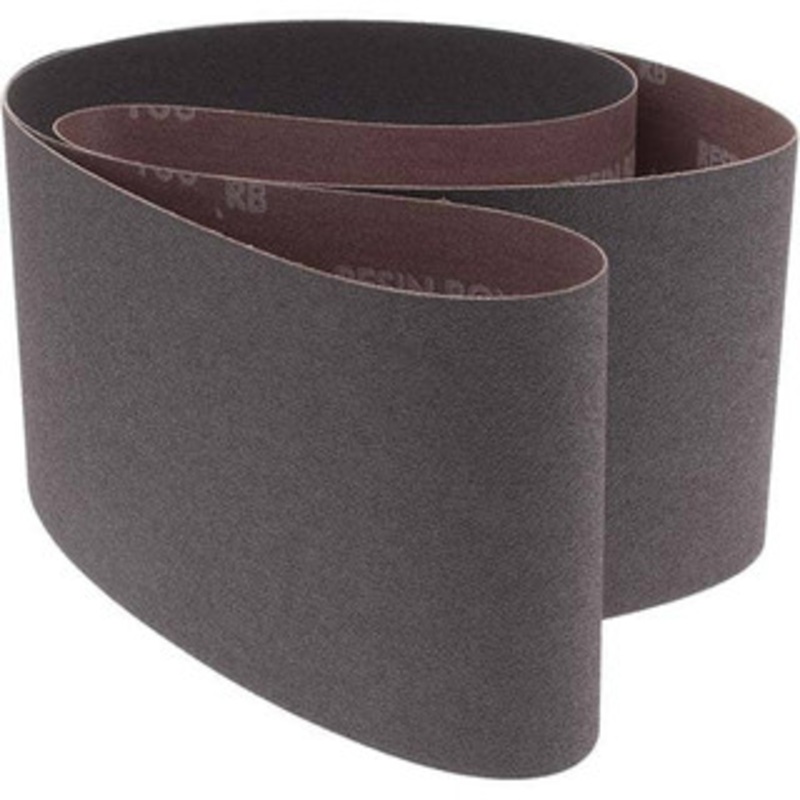 Norton 4 Wide x 54 OAL, 100 Grit, Aluminum Oxide Abrasive Belt Aluminum Oxide, Fine, Coated, X Weighted Cloth Backing, Series R228 78072722160 – 05818109
