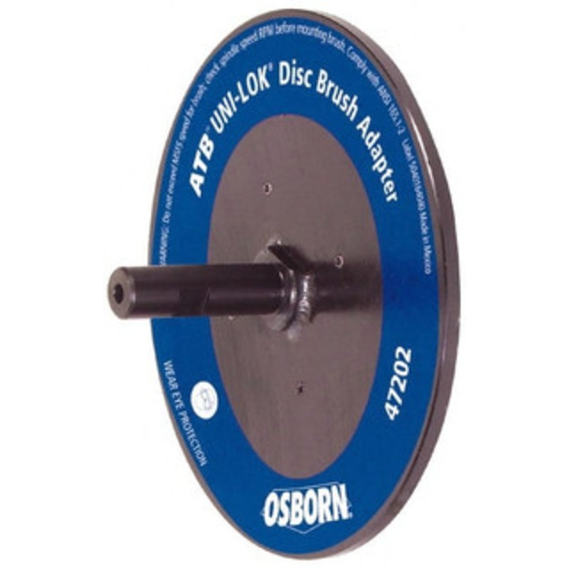 Osborn 7/8 Arbor Hole to 3/4 Shank Diam Drive Arbor For 10, 12 & 14 UNI LOK Disc Brushes, Attached Spindle, Flow Through Spindle 0004720300 – 41859562