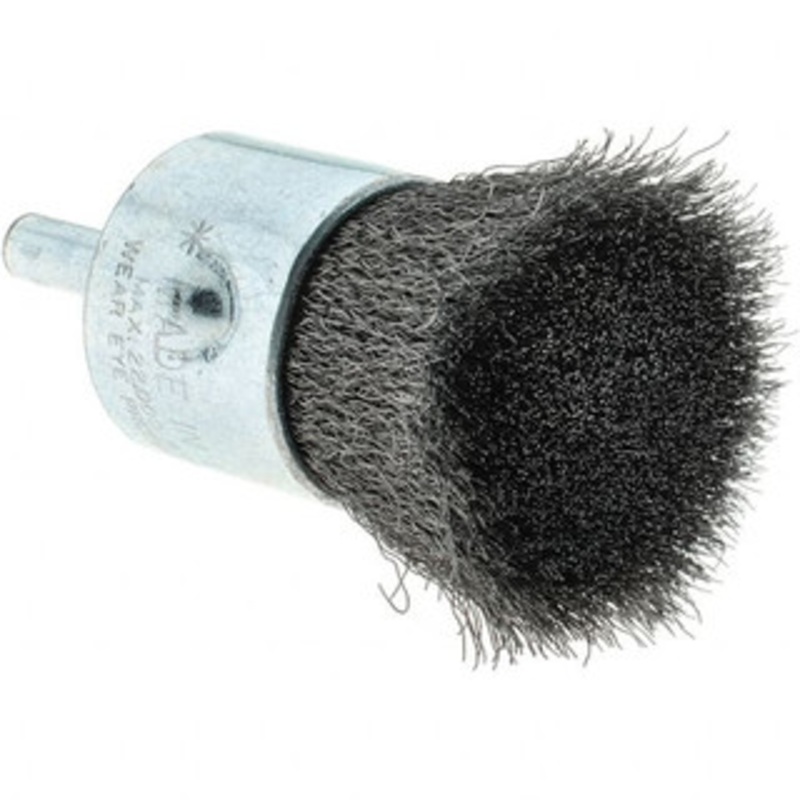 Tru-Maxx 1 Diam Steel Flared Crimped End Brush 7/8 Trim Length, 1/4 Shank Diam, 22,000 Max RPM 88512 – 32246217