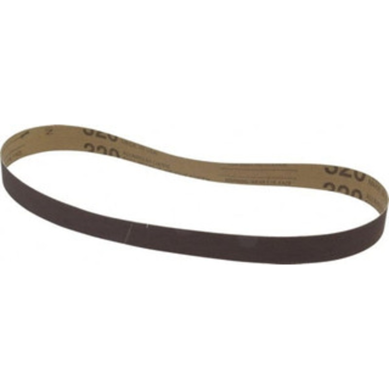 Tru-Maxx 1 Wide x 30 OAL, 320 Grit, Aluminum Oxide Abrasive Belt Aluminum Oxide, Extra Fine, Coated 7109 – 00081596