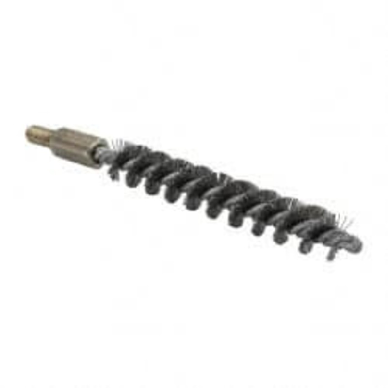 Value Collection 1/2 Diam Helical Steel Tube Brush Single Spiral, 0.012 Filament Diam, 3-1/2 Brush Length, 5-1/2 OAL, 1/4-20 Male Shank 83100014 – 04612891