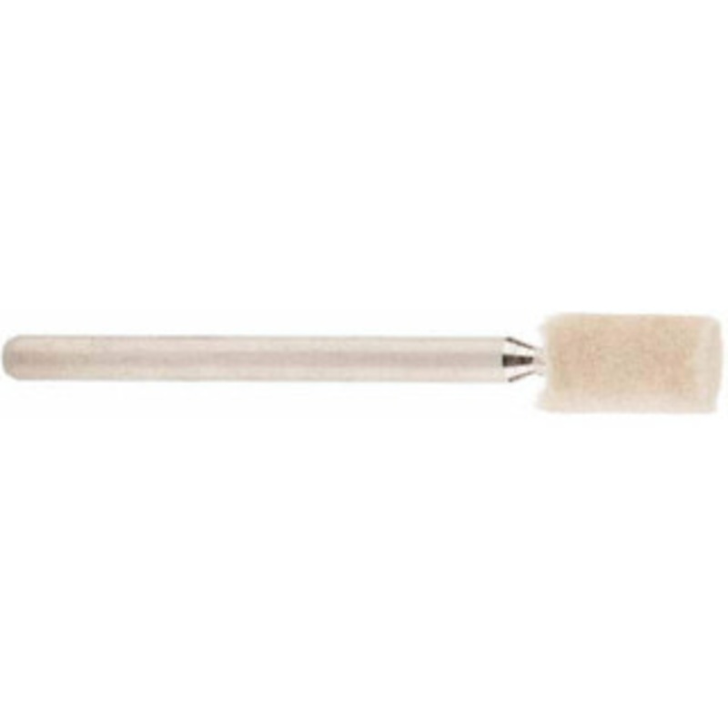 Value Collection 1/4 Diam 1/8 Shank Diam Medium Density Cylinder Shaped Mounted Bob 3/8 Head Length, 2 Shank Length, Wool Felt 516108 – 91067652