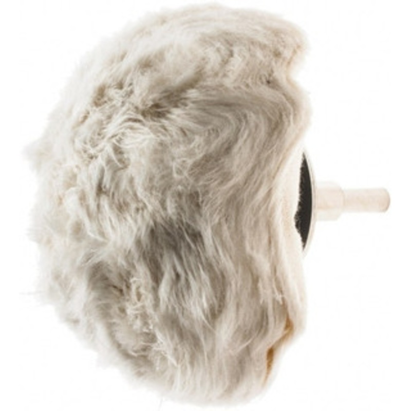 Value Collection 3-1/2 Diam 1/4 Shank Diam Medium Density Round End Shaped Mounted Bob 3-1/2 Head Length, 2-1/2 Shank Length, Cotton Muslin 520911090 – 66998105