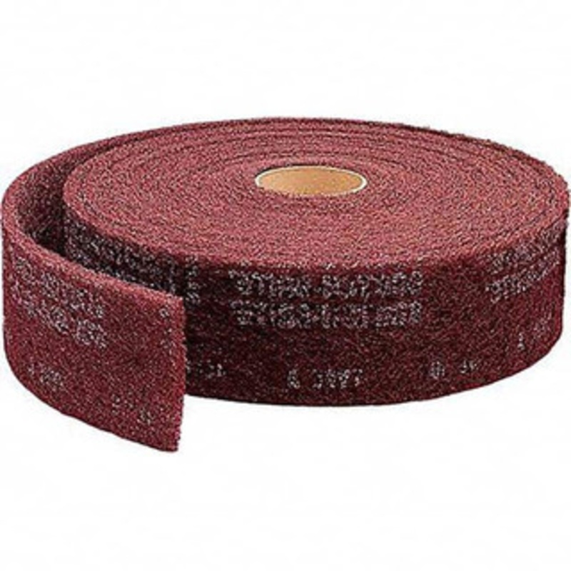 3M 30 ft. Long x 8 Wide Nonwoven Roll Very Fine Grade, Purple, Aluminum Oxide 7000121067 – 08617284