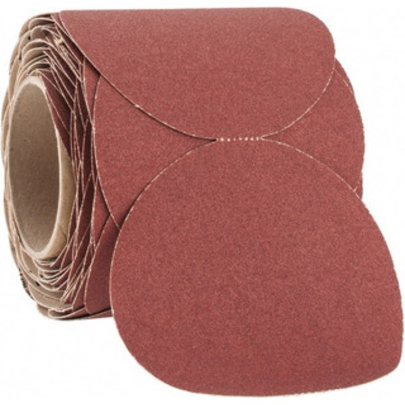3M 5 Diam, 100 Grit Ceramic Adhesive PSA Disc Fine Grade, Red, F Weighted Backing, Flexible, Use with Random Orbital Sanders 7010307631 – 85267847