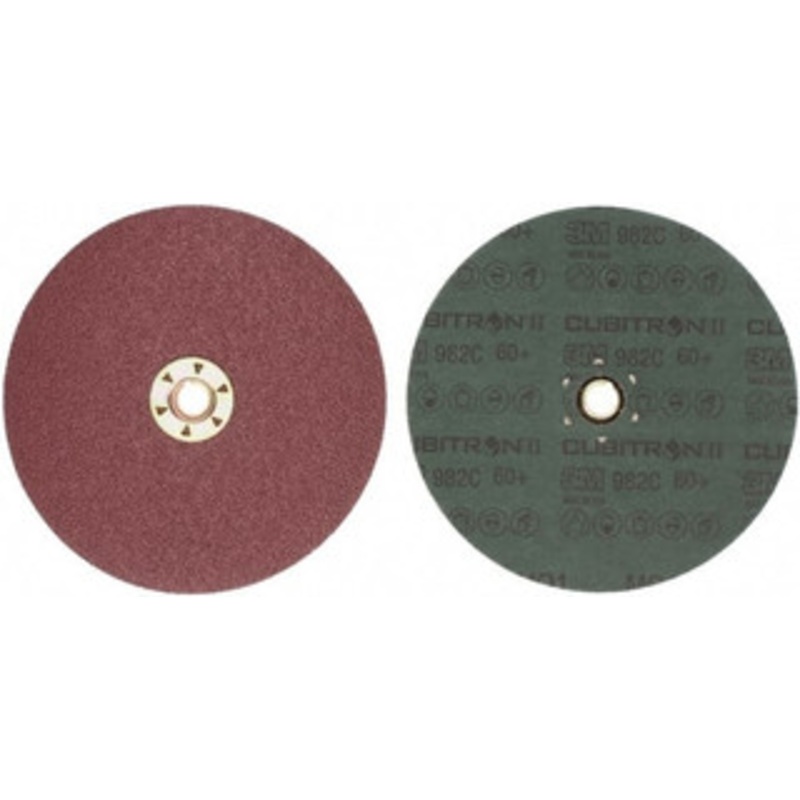 3M 7 Diam, 5/8-11 Hole, 60 Grit Ceramic Fiber Disc Medium, 8,600 Max RPM, Series 982C 7000119205 – 71368997