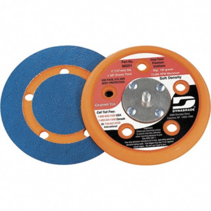 Dynabrade 5 Diam Disc Backing Vacuum Replacement Pad Soft Density, 13,000 RPM 56251 – 09007006