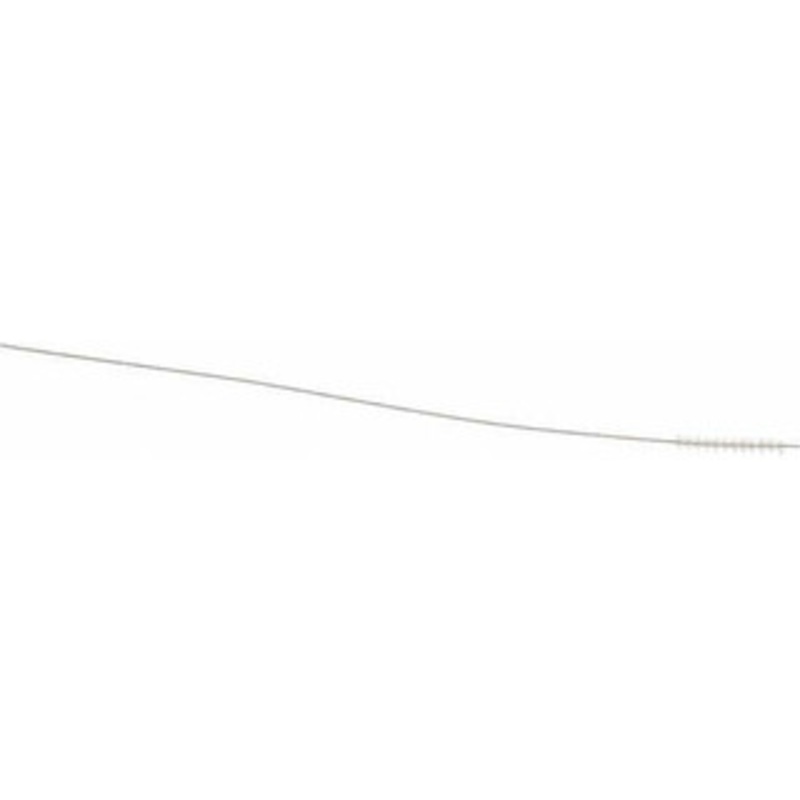 Made in USA 0.068 Diam Helical Nylon Tube Brush 0.008 Filament Diam, 1/2 Brush Length, 4 OAL, 0.016 Diam Stainless Steel Shank 09-360106 – 03717527