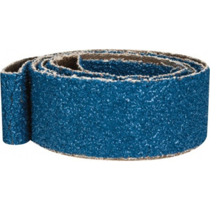 Made in USA 1 Wide x 42 OAL, 36 Grit, Zirconia Alumina Abrasive Belt Zirconia Alumina, Very Coarse, Coated, X Weighted Cloth Backing 1 X 42 36 GR – 00081604