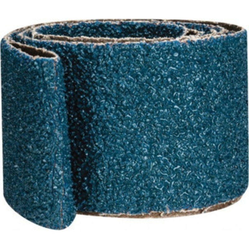 Made in USA 2 Wide x 48 OAL, 24 Grit, Zirconia Alumina Abrasive Belt Zirconia Alumina, Very Coarse, Coated, X Weighted Cloth Backing 2 X 48 24 GR – 00081711
