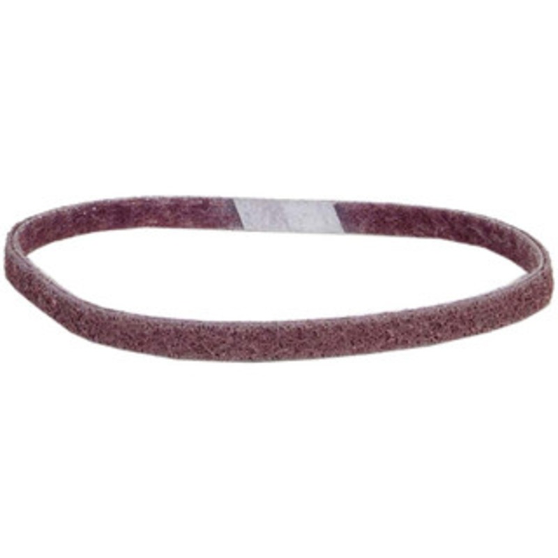 Norton 3/4 Wide x 20-1/2 OAL, 80 Grit, Aluminum Oxide Abrasive Belt Aluminum Oxide, Medium, Nonwoven, Wet/Dry 66261003260 – 54566864