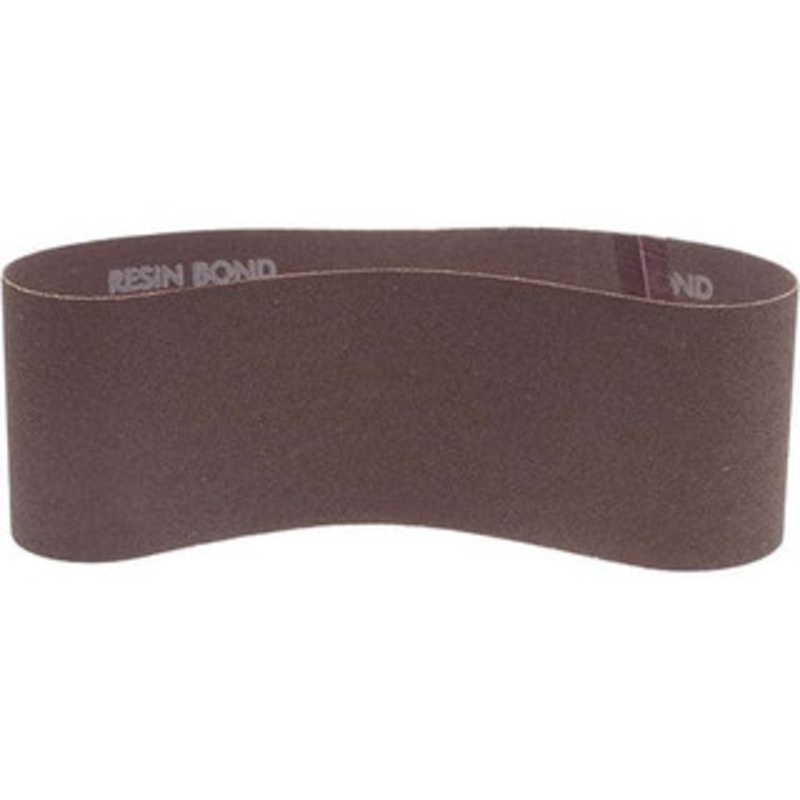 Norton 3 Wide x 21 OAL, 120 Grit, Aluminum Oxide Abrasive Belt Aluminum Oxide, Fine, Coated, X Weighted Cloth Backing, Series R228 78072727922 – 05815121