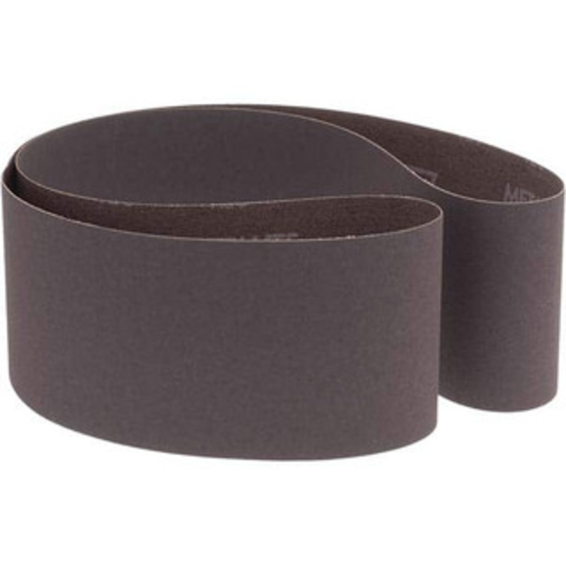 Norton 4 Wide x 54 OAL, 120 Grit, Aluminum Oxide Abrasive Belt Aluminum Oxide, Fine, Coated, X Weighted Cloth Backing, Series R228 78072722155 – 05818125