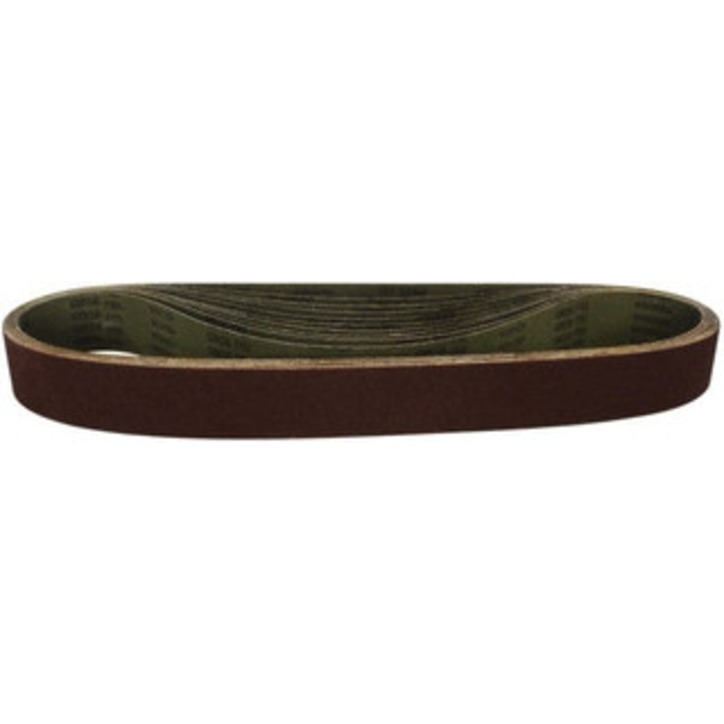 Tru-Maxx 4 Wide x 52-1/2 OAL, 80 Grit, Aluminum Oxide Abrasive Belt Aluminum Oxide, Medium, Coated, X Weighted Cloth Backing, Dry 7429 – 88313713