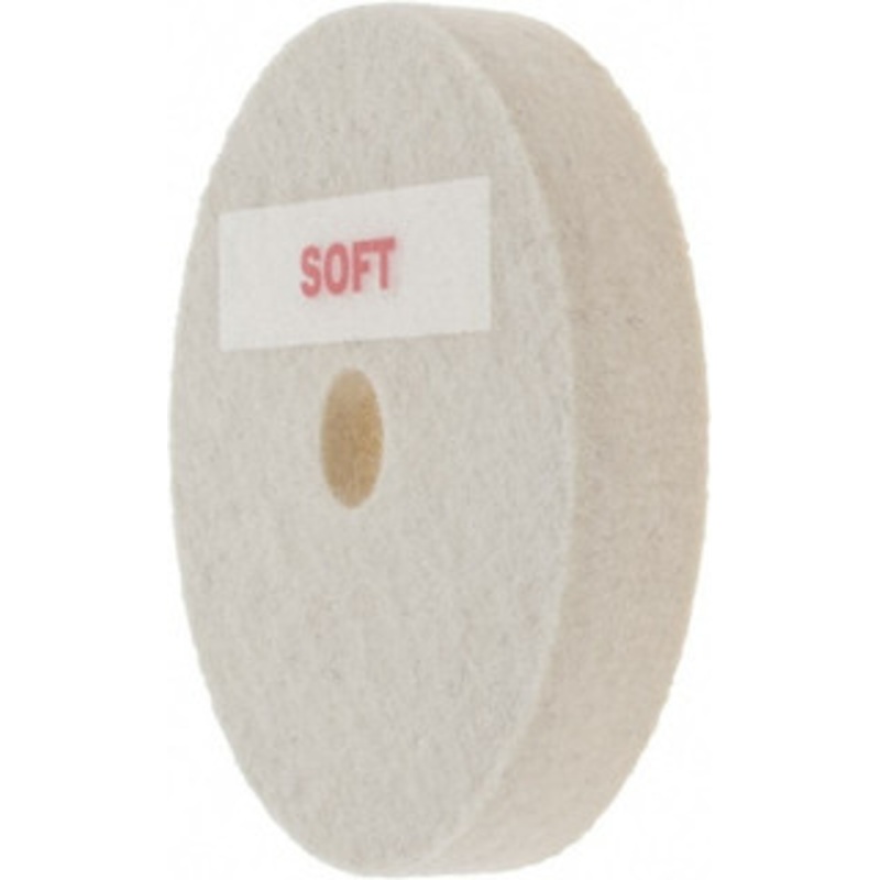 Value Collection 3 Diam x 1/2 Thick Unmounted Buffing Wheel 1 Ply, Polishing Wheel, 1/2 Arbor Hole, Soft Density 516001 – 91070177