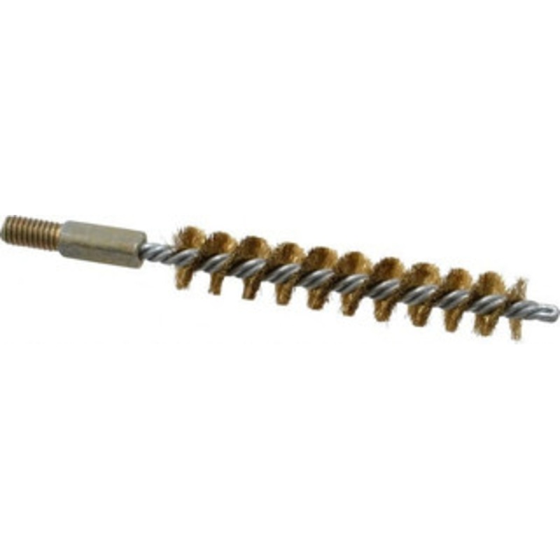 Value Collection 5/8 Diam Helical Brass Tube Brush 0.005 Filament Diam, 3-1/2 Brush Length, 5-1/2 OAL, 5/16-18 Male Shank 83100024 – 04613139