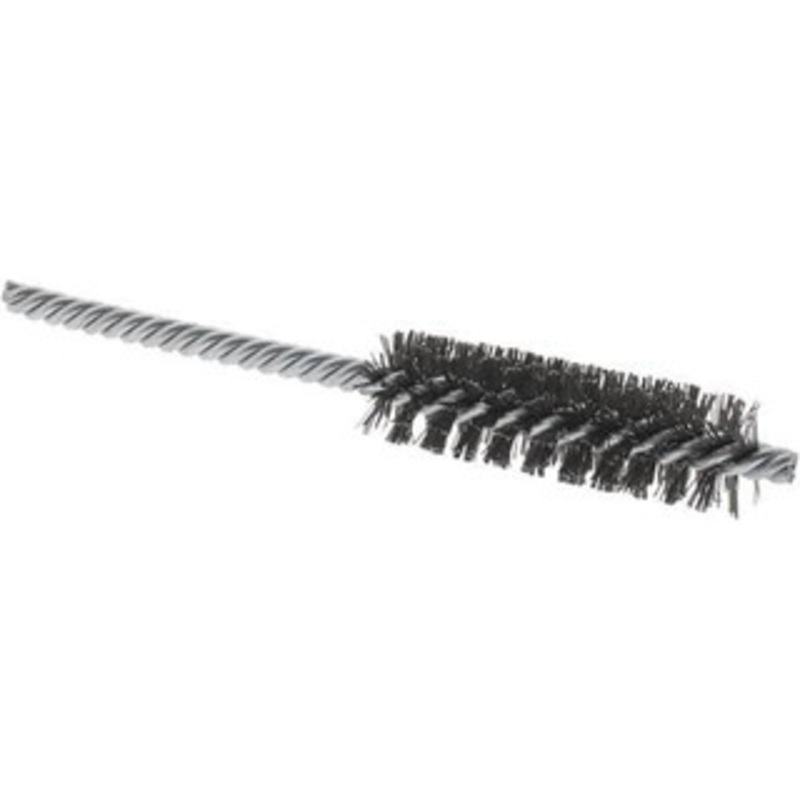 Weiler Abrasives 3/4 Diam Helical Steel Tube Brush Double Spiral, 0.0104 Filament Diam, 2-1/2 Brush Length, 5-1/2 OAL, 1/4 Diam Shank 91133 – 64705254