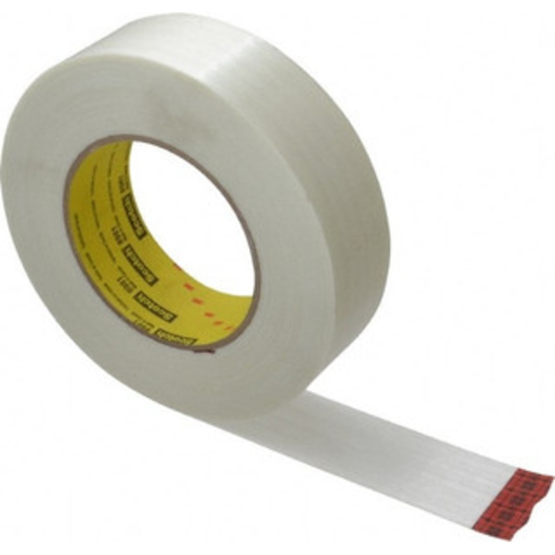 3M 1-1/2 x 60 Yd Clear Rubber Adhesive Packaging Tape Polypropylene Film Backing, 6.6 mil Thick, 380 Lb Tensile Strength, Series 8981 7000123470 – 65364267