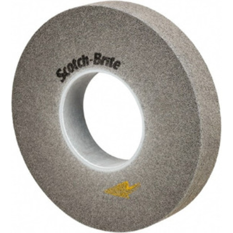 3M 12 Diam, 2 Face Width, 5 Center Hole, Fine Grade, Silicon Carbide Deburring Wheel Convolute, Soft Density 9 Grade, 3,000 RPM 7100023493 – 55276802