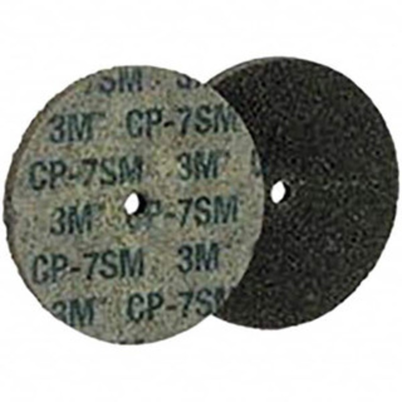3M 3 Diam, 1/8 Face Width, 1/4 Center Hole, Medium Grade, Silicon Carbide Deburring Wheel Unitized, Hard Density 7 Grade, 18,100 RPM 7010309632 – 06929731