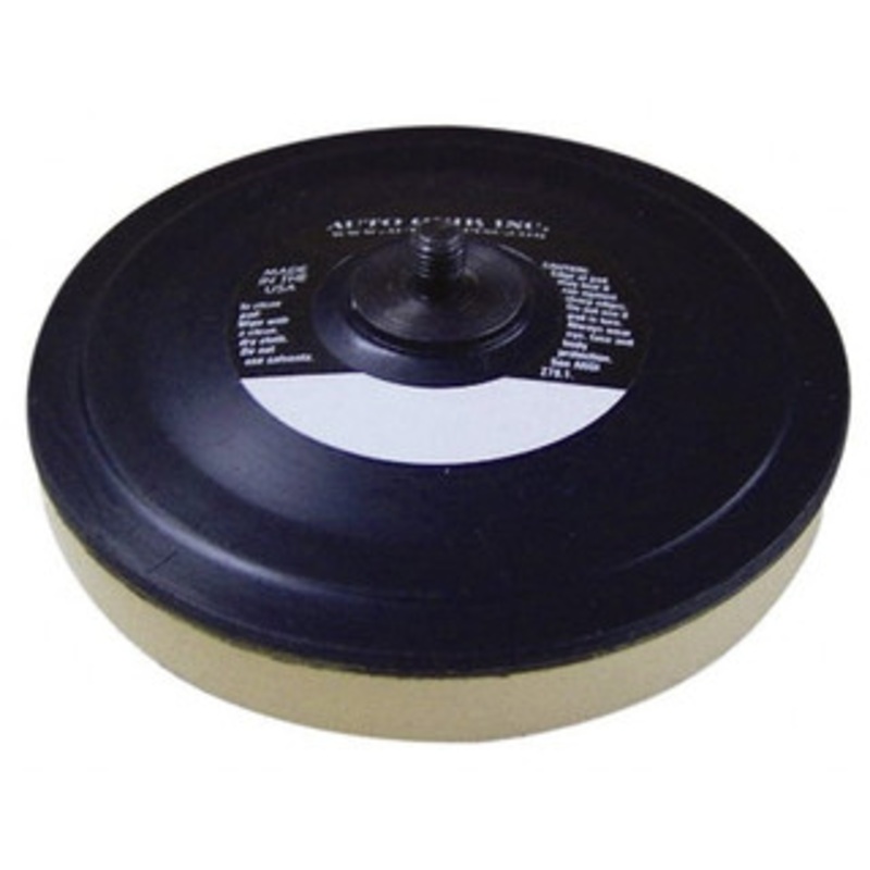 Auto Quip, Inc. 6 Diam Hook & Loop Disc Backing Pad Medium Density, 10,000 RPM AQEH12MV-6V-8 – 01242791