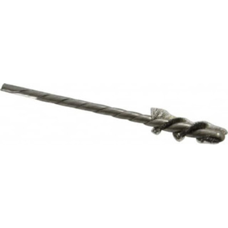 Osborn 1/4 Diam Helical Stainless Steel Tube Brush 0.005 Filament Diam, 1 Brush Length, 3-1/2 OAL, 1/8 Diam Shank 0003613900 – 53498176