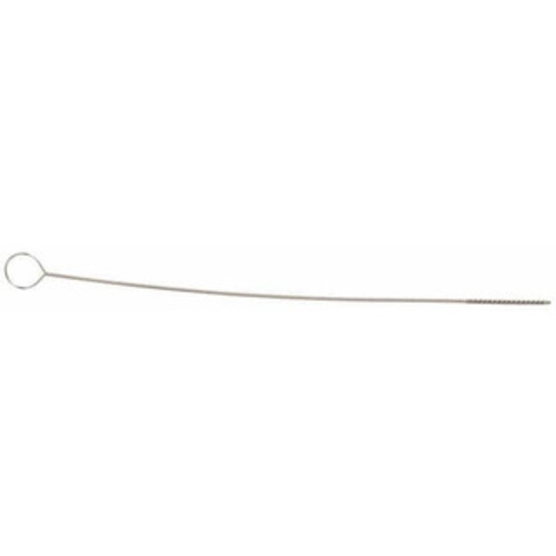 PRO-SOURCE 3 Long x 15/16 Diam Stainless Steel Twisted Wire Bristle Brush Single Spiral, 10 OAL, 0.008 Wire Diam, 0.16 Shank Diam 05136 – 03716115