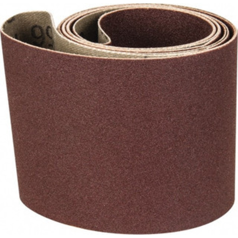 Tru-Maxx 2-1/2 Wide x 60 OAL, 180 Grit, Aluminum Oxide Abrasive Belt Aluminum Oxide, Very Fine, Coated, Cloth Backing 7197 – 00081174