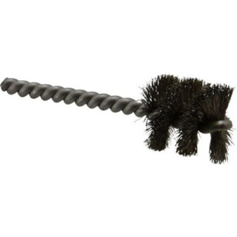 Weiler Abrasives 1 Diam Helical Stainless Steel Tube Brush 0.008 Filament Diam, 1 Brush Length, 3-1/2 OAL, 1/4 Diam Stainless Steel Shank 21087 – 75850602