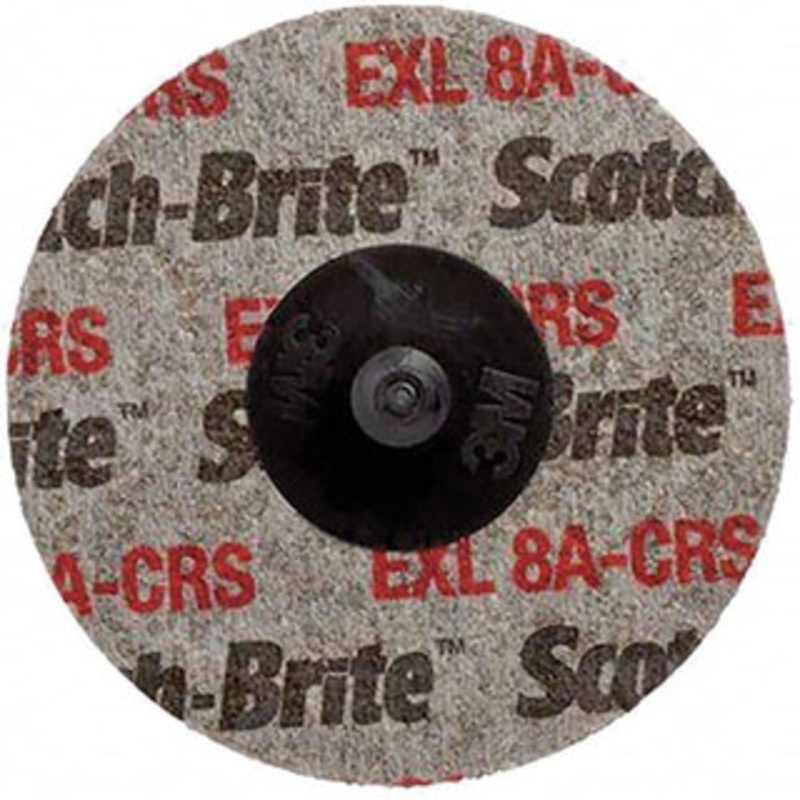3M 2 Aluminum Oxide Quick Change Disc Type S Attachment, Coarse Grade, Tan, Non-Woven, 22,100 RPM, Roloc TS Compatible 7010328744 – 74667437