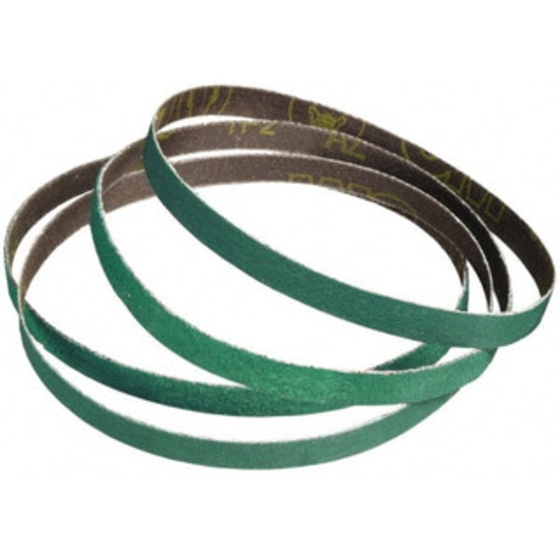 3M 3/4 Wide x 18 OAL, 60 Grit, Zirconia Alumina Abrasive Belt Zirconia Alumina, Medium, Coated, Y Weighted Cloth Backing, Wet/Dry, Series 577F 7000119458 – 74233511