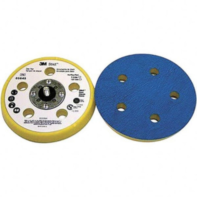 3M 5 Diam Adhesive/PSA Disc Backing Pad Soft Density, 12,000 RPM 7100042435 – 82425042