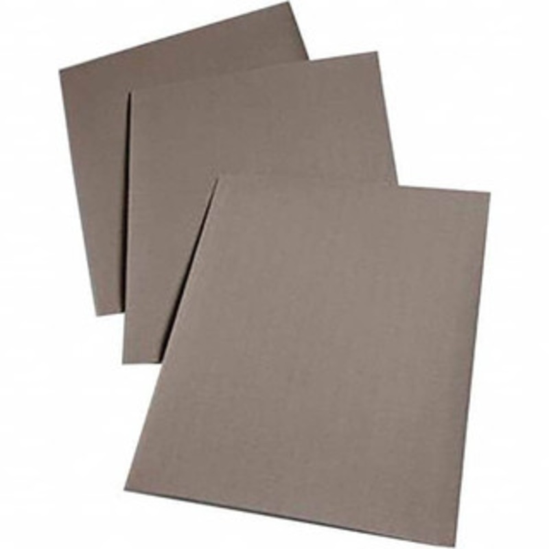 3M 80 Grit, Aluminum Oxide Sanding Sheet 11 Long x 9 Wide, Medium Grade, J Weighted Cloth Backing 7000118253 – 02461838