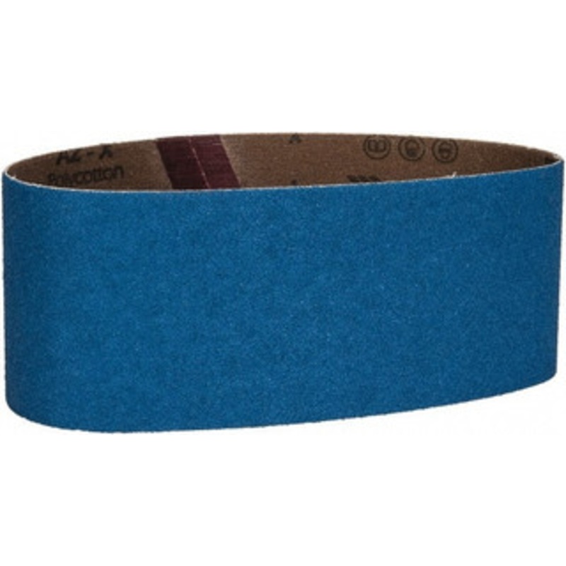 Made in USA 3 Wide x 21 OAL, 60 Grit, Zirconia Alumina Abrasive Belt Zirconia Alumina, Medium, Coated, X Weighted Cloth Backing 3 X 21 60 GR – 00081752