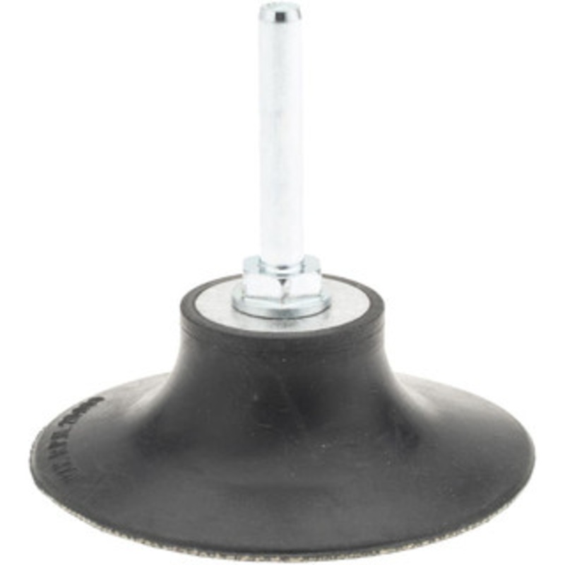 Merit Abrasives 3 Diam Quick-Change Type S Disc Backing Pad 1/4 Shank Diam, Soft Density, 20,000 RPM, Power-Lock Type 2 Compatible 08834164626 – 72378516
