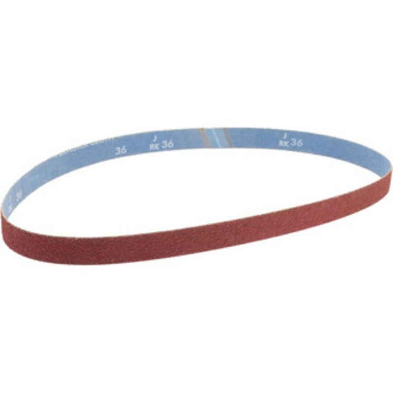 Norton 1 Wide x 42 OAL, 36 Grit, Ceramic Abrasive Belt Ceramic, Very Coarse, Coated, Y Weighted Cloth Backing, Series R981 78072700822 – 82057183