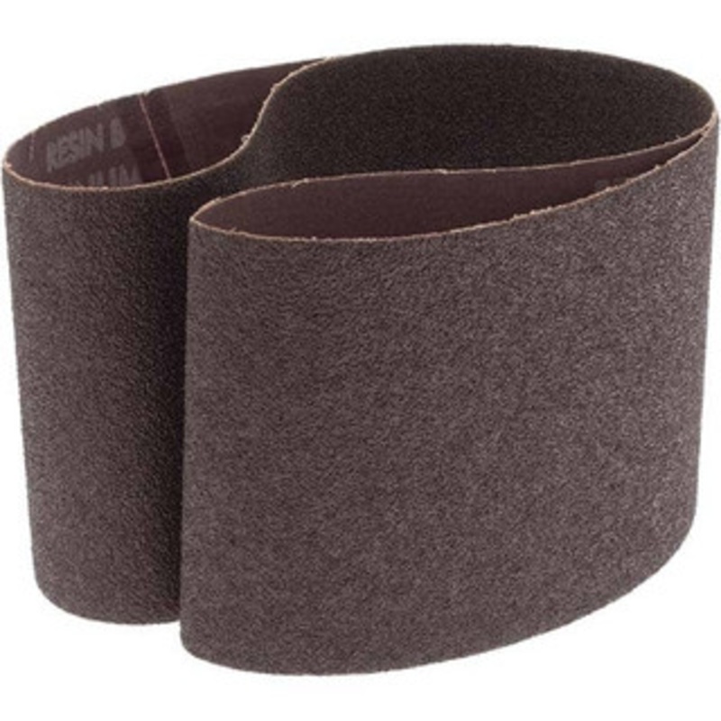 Norton 4 Wide x 36 OAL, 50 Grit, Aluminum Oxide Abrasive Belt Aluminum Oxide, Coarse, Coated, X Weighted Cloth Backing, Series R228 78072727961 – 05974050