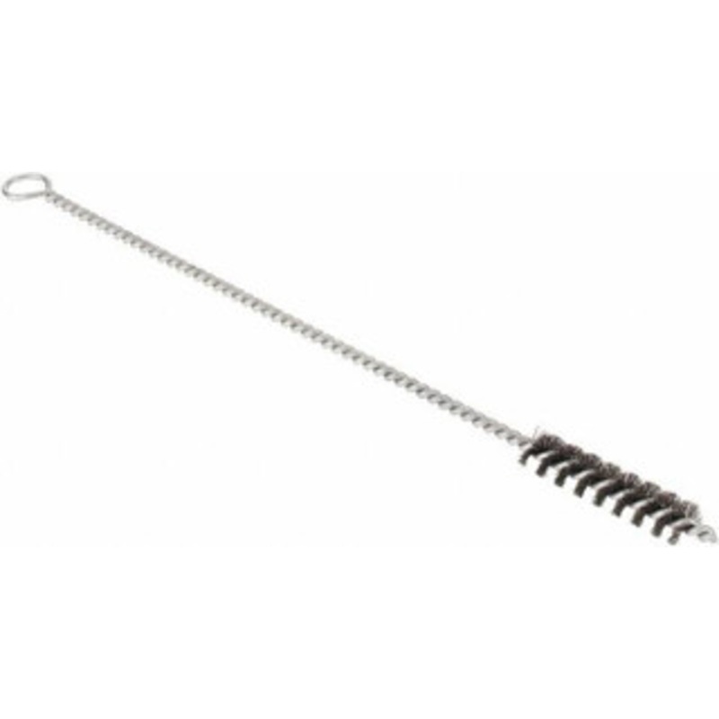 Osborn 3/8 Diam Helical Steel Tube Brush Single Spiral, 0.004 Filament Diam, 1-1/2 Brush Length, 8 OAL, 0.132 Diam Shank 0005100500 – 53500922
