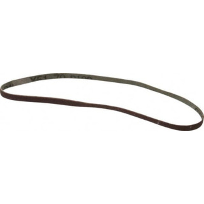 Tru-Maxx 1/4 Wide x 18 OAL, 120 Grit, Aluminum Oxide Abrasive Belt Aluminum Oxide, Fine, Coated 7018 – 85559557