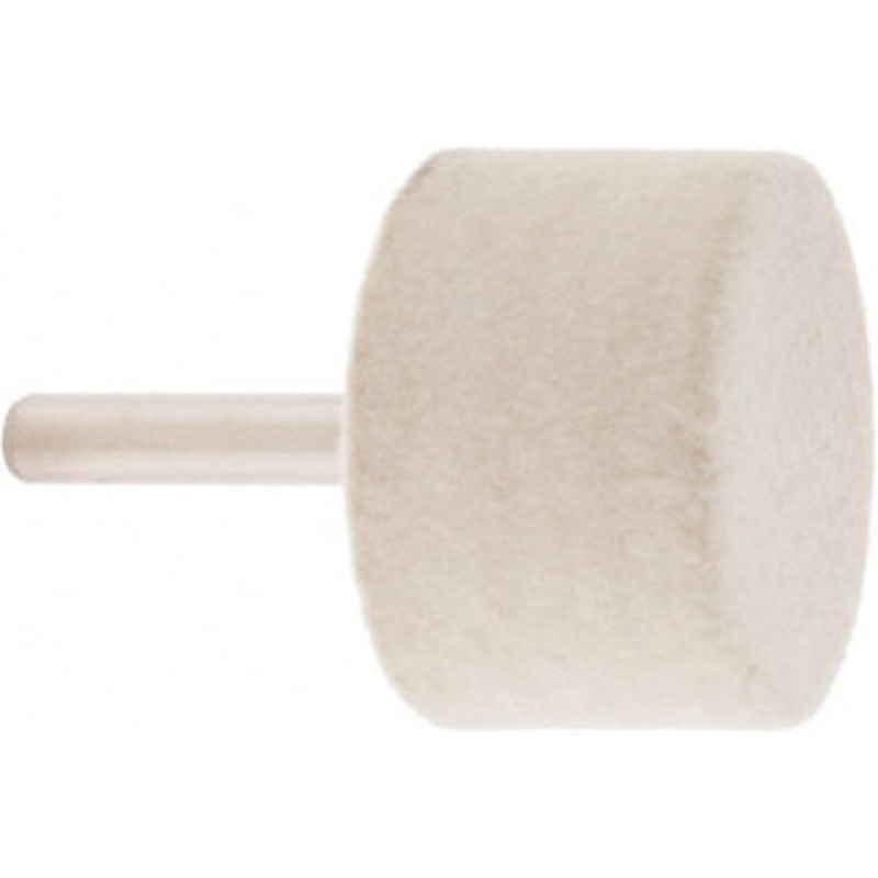 Value Collection 1-1/2 Diam 1/4 Shank Diam Medium Density Cylinder Shaped Mounted Bob 1 Head Length, 2 Shank Length, Wool Felt 516183 – 91067934