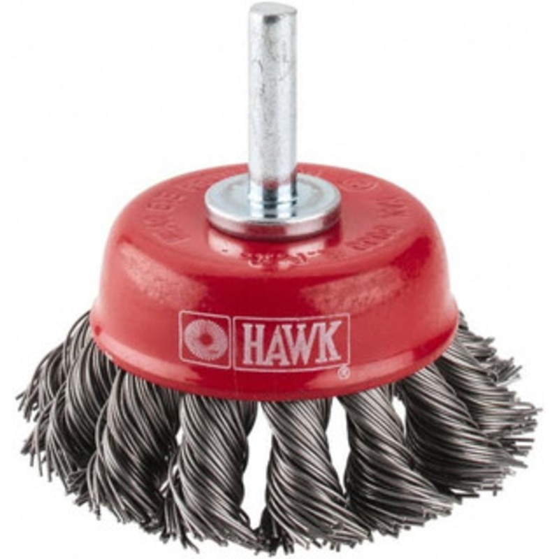 Value Collection 2-3/8 Diam 1/4 Shank Steel Fill Cup Brush Knotted Wire, 0.012 Wire Diam, 6,000 Max RPM S04185450 – 04185450