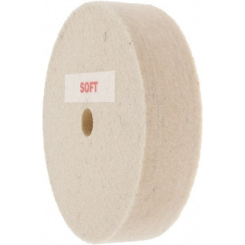 Value Collection 4 Diam x 1 Thick Unmounted Buffing Wheel 1 Ply, Polishing Wheel, 1/2 Arbor Hole, Medium Density 516011 – 91070185