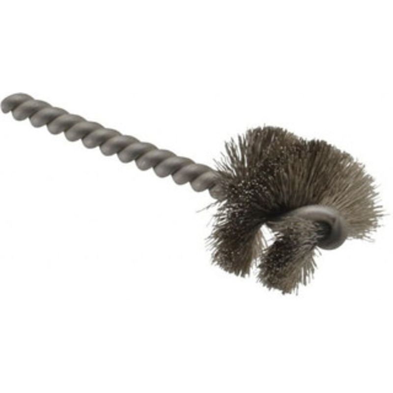 Weiler Abrasives 1-1/4 Diam Helical Stainless Steel Tube Brush 0.008 Filament Diam, 1 Brush Length, 3-1/2 OAL, 1/4 Diam Stainless Steel Shank 21089 – 75850628