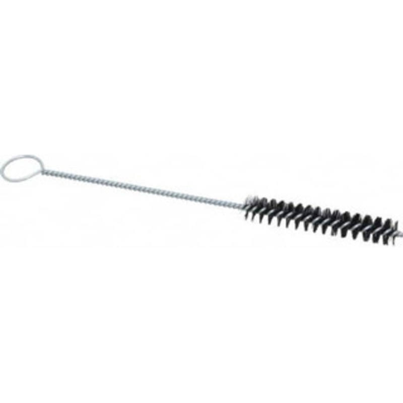 Weiler Abrasives 3 Long x 1/2 Diam Nylon Tube Brush Single Spiral, 8-1/2 OAL, 0.01 Filament Diam, 1/8 Shank Diam 44111 – 82071804