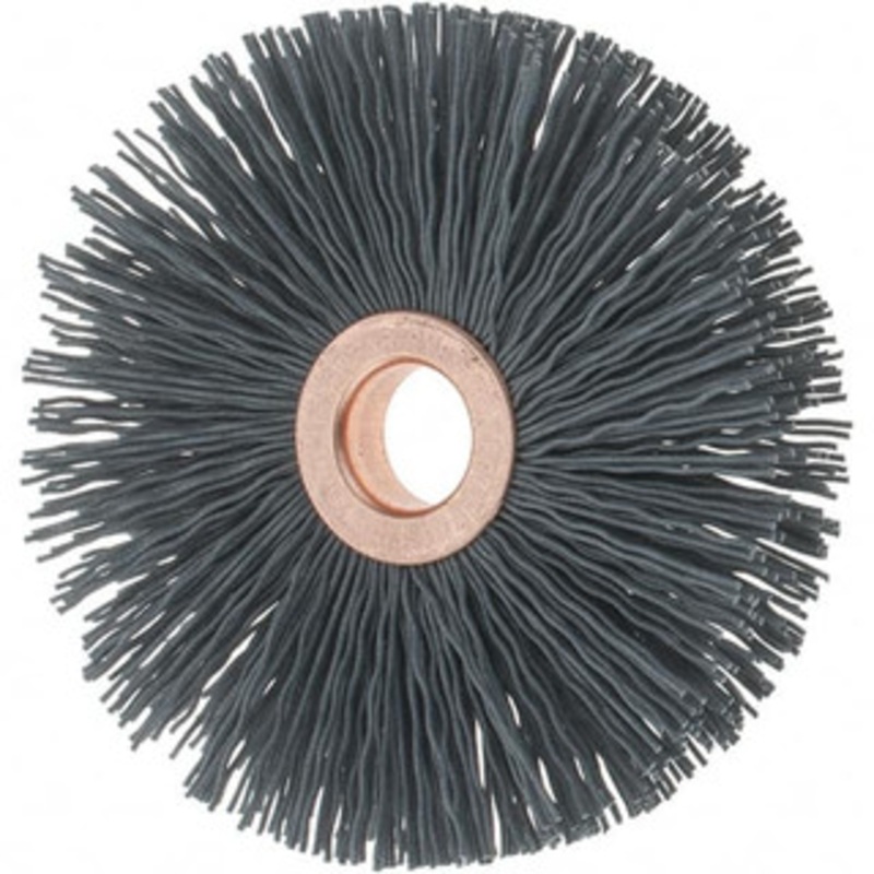 Weiler Abrasives Wheel Brush 3X.022/320X1/2 COPPER CENTER NYLOX WHEEL 17563 – 05760814