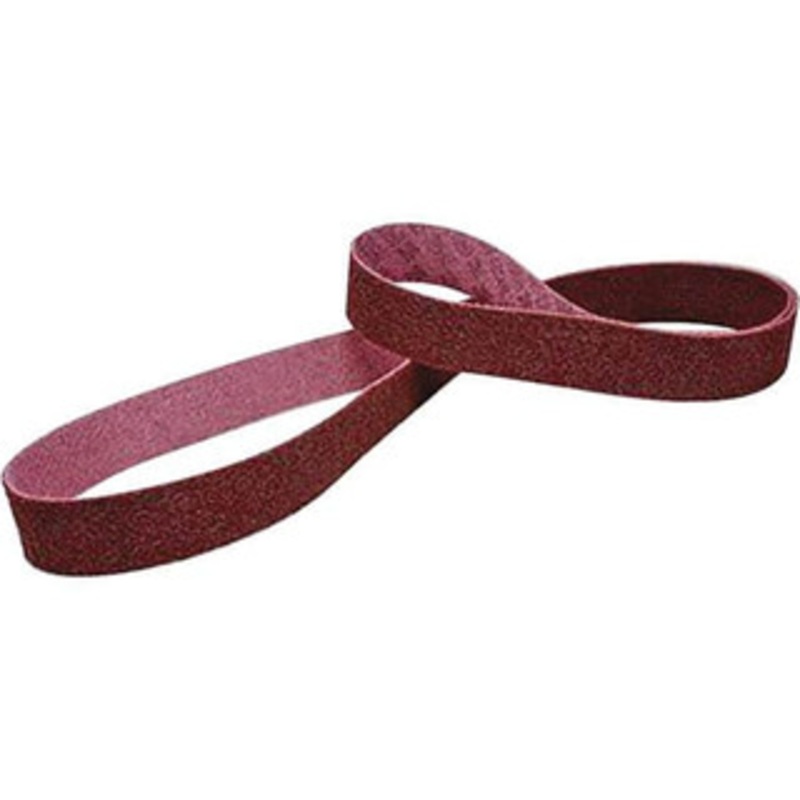 3M 1-1/2 Wide x 60 OAL, Aluminum Oxide Abrasive Belt Aluminum Oxide, Medium, Nonwoven, Series SC-BL 7010300824 – 81912305